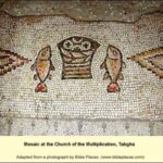 Mosaic at the Church of the Multiplication, Tabgha